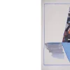 Abstrakte moderne Farblithographie von Hardy Strid, 1950er