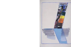 Abstrakte moderne Farblithographie von Hardy Strid, 1950er