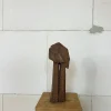 Abstrakte Skulptur aus Schamotte, 1960er