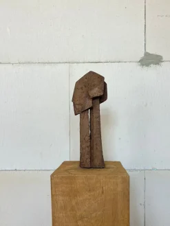 Abstrakte Skulptur aus Schamotte, 1960er