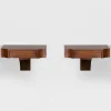 Acerbis Nachttische aus Holz, 1970, 2er Set