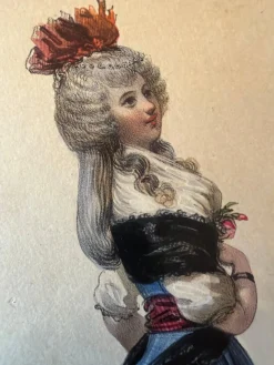 Achille Devéria, Französisches Hof-Kostüm, 1847, Lithographie