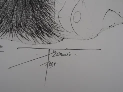 Acteon, Cerf et Jeune Femme Radierung von Pierre-Yves Tremois