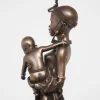 Afrikanische Statue Mama Africa Masai, Limited Edition, 2004, Harz