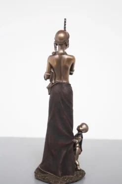 Afrikanische Statue Mama Africa Masai, Limited Edition, 2004, Harz