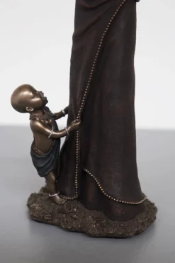 Afrikanische Statue Mama Africa Masai, Limited Edition, 2004, Harz