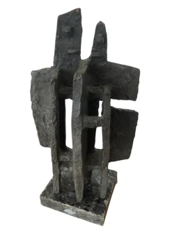 After Alicia Penalba, Brutalistische Modernistische Skulptur, 1955, Clay