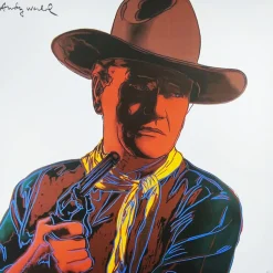 After Andy Warhol, John Wayane Limited Edition, 1980er, Lithographie