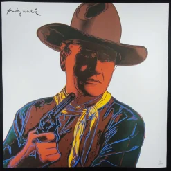 After Andy Warhol, John Wayane Limited Edition, 1980er, Lithographie