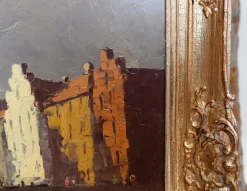 After Hein Hoppmann, Deutscher Expressionistischer Kanal, 1890er, Ölgemälde