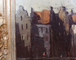 After Hein Hoppmann, Deutscher Expressionistischer Kanal, 1890er, Ölgemälde