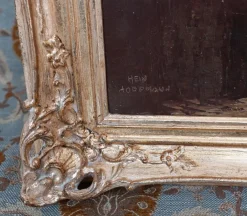 After Hein Hoppmann, Deutscher Expressionistischer Kanal, 1890er, Ölgemälde