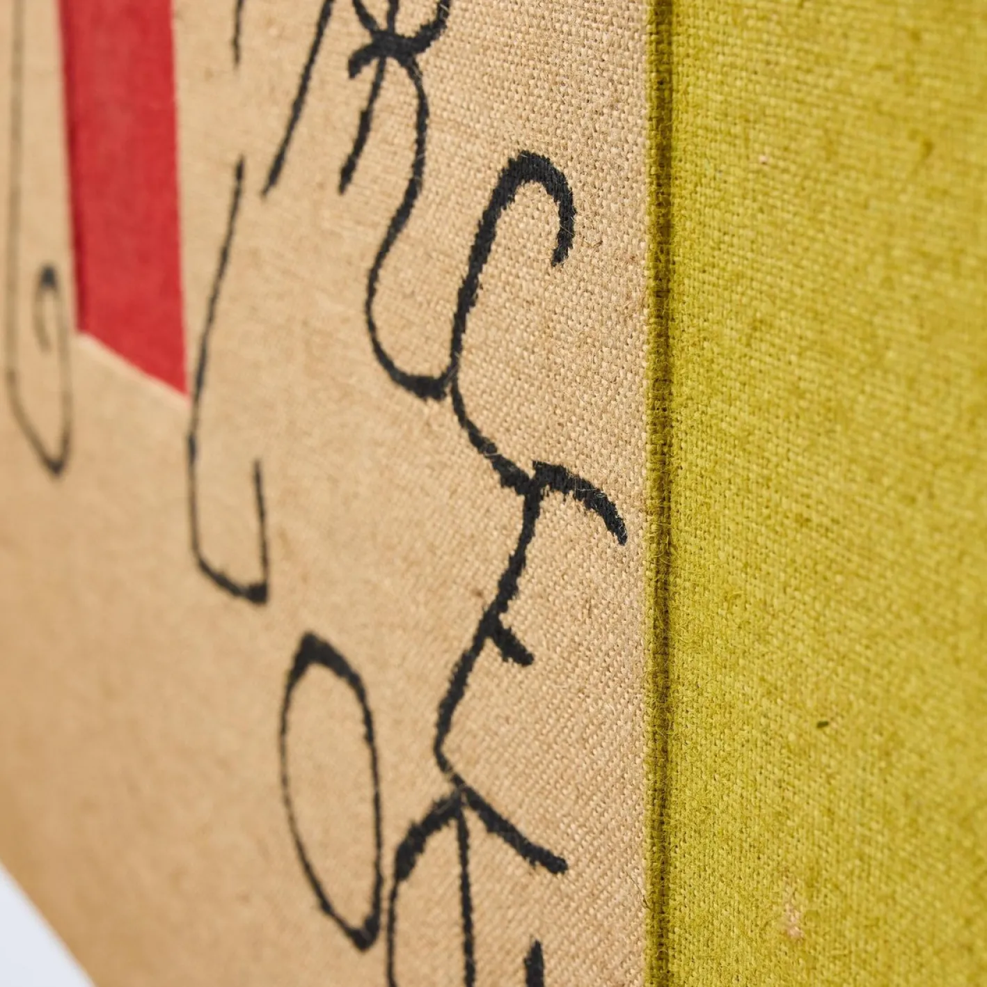 After Joan Miró, Barcelona, 1973 Lithographie in limitierter Auflage auf Sackleinen