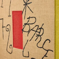 After Joan Miró, Barcelona, 1973 Lithographie in limitierter Auflage auf Sackleinen