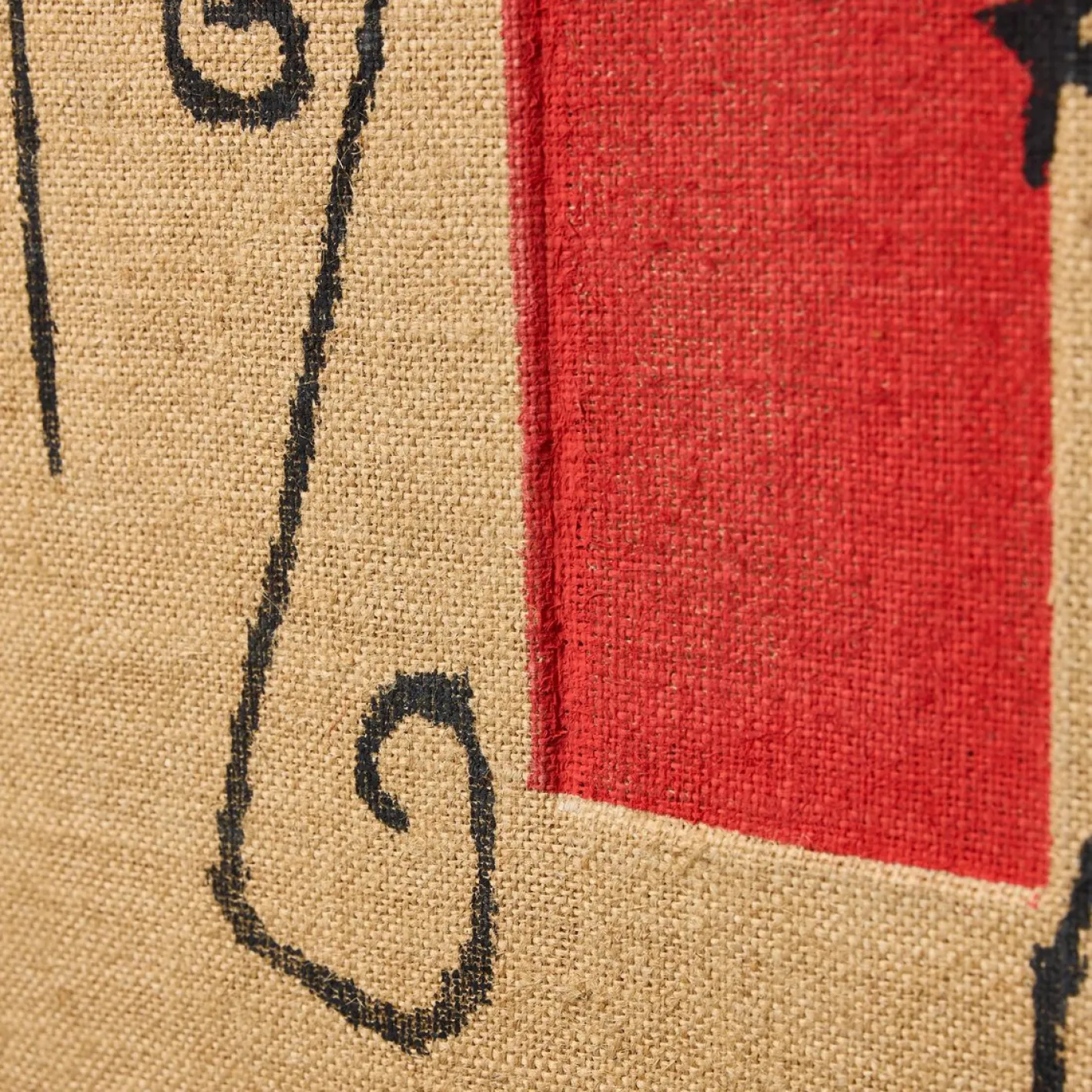 After Joan Miró, Barcelona, 1973 Lithographie in limitierter Auflage auf Sackleinen