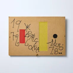 After Joan Miró, Barcelona, 1973 Lithographie in limitierter Auflage auf Sackleinen