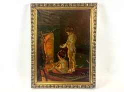 After Paul Peel, After the Bath, 1900er, Öl auf Leinwand, Gerahmt