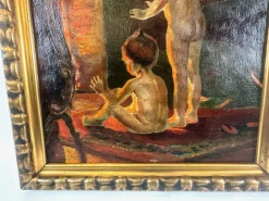 After Paul Peel, After the Bath, 1900er, Öl auf Leinwand, Gerahmt