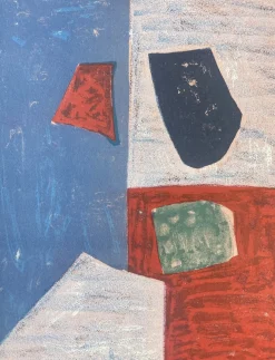After Poliakoff, Komposition für XXe siècle Art Magazine, 1958, Lithographie