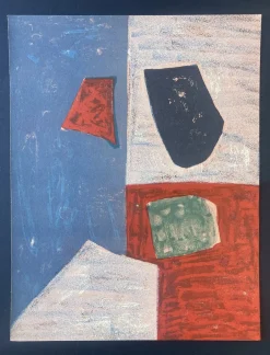 After Poliakoff, Komposition für XXe siècle Art Magazine, 1958, Lithographie