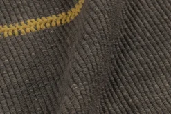 Akzent Kelim mit grau-beigen Strukturstreifen von Rug&Kilim