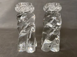 Aladin Kerzenhalter von Baccarat, 1950er, 2er Set