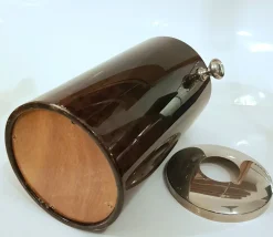 Aldo Tura zugeschriebener Weinkühler aus Ziegenleder, 1960er, 2er Set