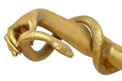 A. Lefebvre, Schlangenbeschwörerin, 1900er, feuervergoldete Bronze