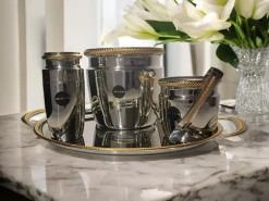 Alessi Mercurio Barwaren Set aus Edelstahl, 1970er, 5er Set