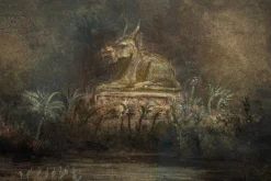 Alfred Kubin, Chinesisches Grab, 1906, Gouache