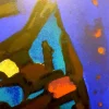 Alfred Manessier - Abstract Blue Composition - Original Lithografie 1964