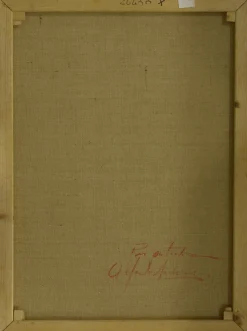 Alfredo Santini, Amalfiküste, 1990er, Ölgemälde auf Leinwand, gerahmt