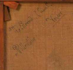 Alfred Pollentine, Canal Grande Venedig, 19. Jh., Antike Ölgemälde, Gerahmtes 2er Set