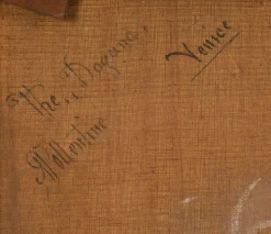 Alfred Pollentine, Canal Grande Venedig, 19. Jh., Antike Ölgemälde, Gerahmtes 2er Set