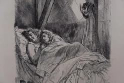 Alméry Lobel-Riche, Les amants endormis, Radierung
