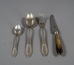Alpacca Besteck Modell Veritable, 1920er, 48er Set