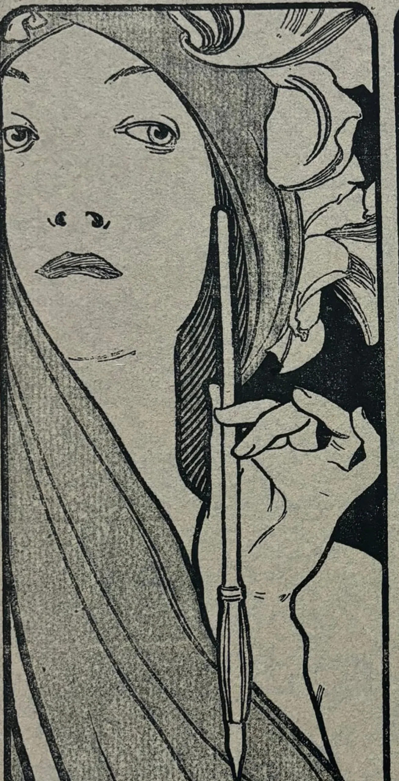 Alphonse Mucha, Cover für l'Estampe Moderne, November 1898, Lithographie