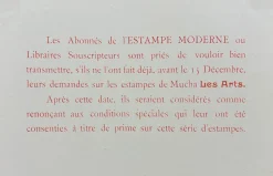 Alphonse Mucha, Cover für l'Estampe Moderne, November 1898, Lithographie