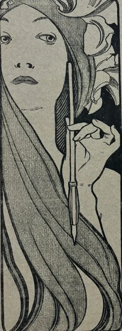 Alphonse Mucha, Cover für l'Estampe Moderne, November 1898, Lithographie