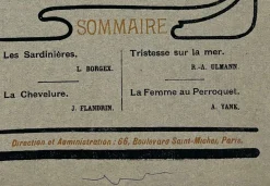 Alphonse Mucha, Cover für l'Estampe Moderne, November 1898, Lithographie