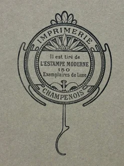 Alphonse Mucha, Cover für l'Estampe Moderne, November 1898, Lithographie