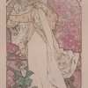 Alphonse Mucha, La Dame aux Camelias von Les Maîtres de L'Affiche, 1898, Original Lithographie