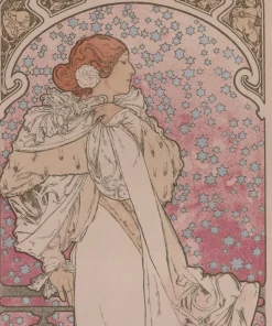 Alphonse Mucha, La Dame aux Camelias von Les Maîtres de L'Affiche, 1898, Original Lithographie