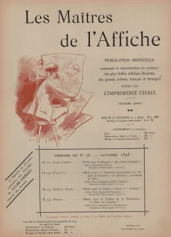 Alphonse Mucha, La Dame aux Camelias von Les Maîtres de L'Affiche, 1898, Original Lithographie