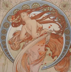 Alphonse Mucha, Les Arts: La Danse, Lithographie