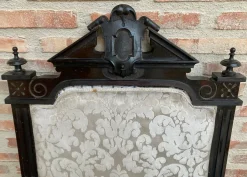 Alphonsine Wohnzimmer Set aus Ebonisiertem Holz, 1900er, 3er Set