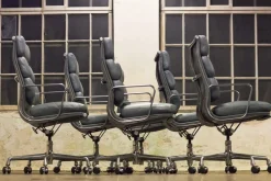 Aluminium Group Soft Pad Chair Modell EA437 von Eames