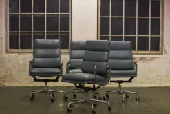Aluminium Group Soft Pad Chair Modell EA437 von Eames
