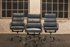Aluminium Group Soft Pad Chair Modell EA437 von Eames