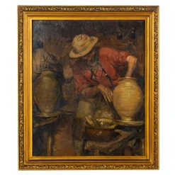 Alves Cardoso, Potter, 1927, Ölgemälde auf Leinwand